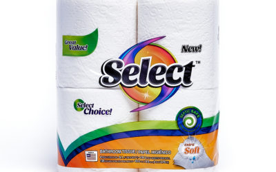 Select 135 Count 2-ply 4 Pack Bath