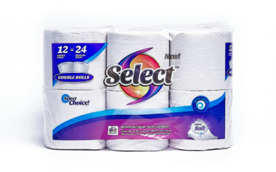 Select 264 Count 2-ply 12 Pack Bath Double Roll