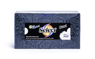 Select Flat 160 Count Facial 2-ply White