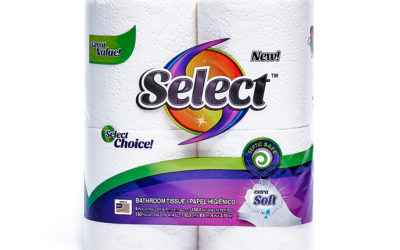 Select 150 Count 2-ply 4 Pack Bath