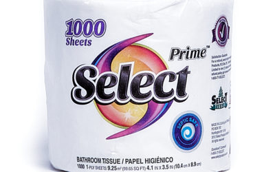 Select 1000 Count 1-ply Single Roll Bath Packed 96